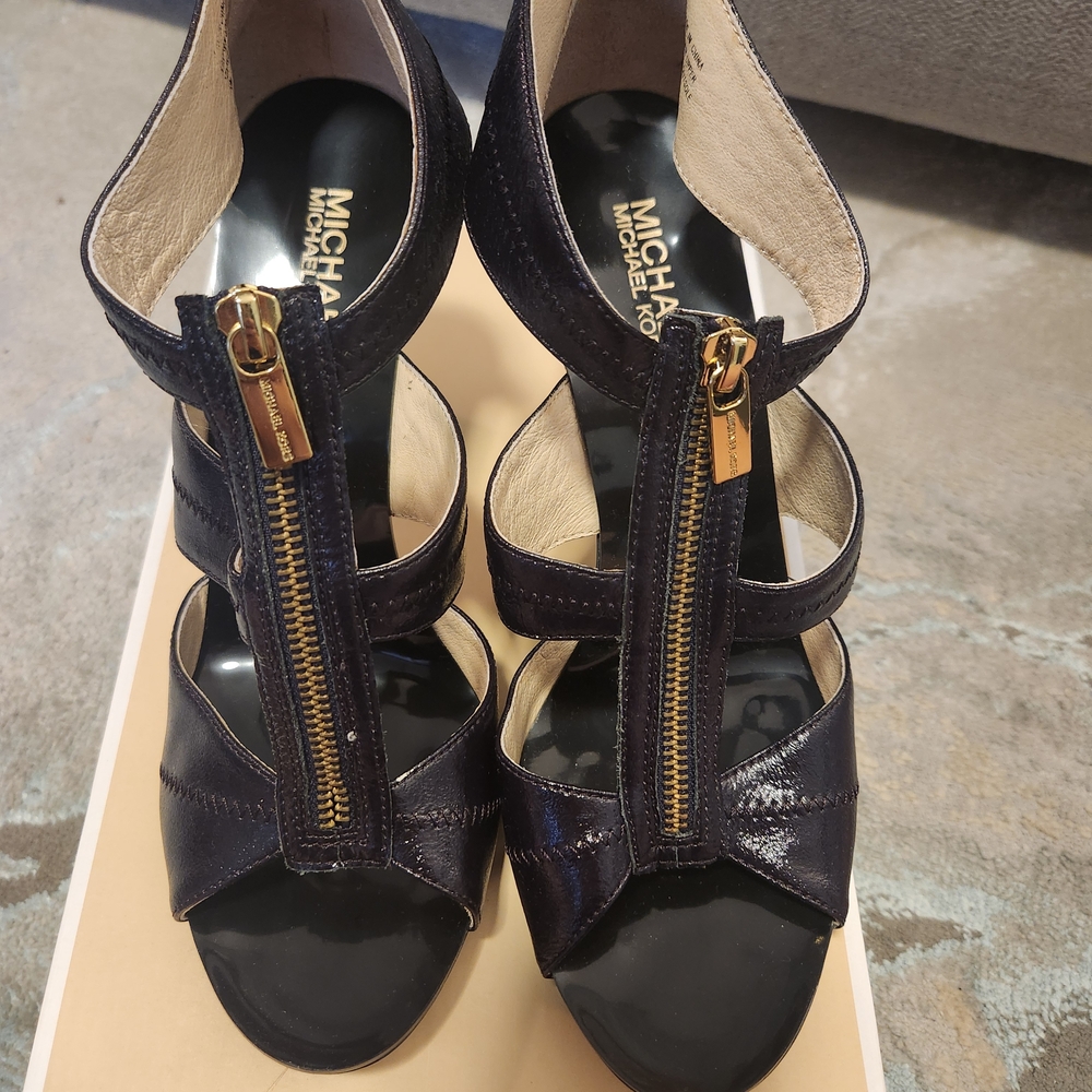 Michael Kors Dark Purple Women's Sandals New With Box